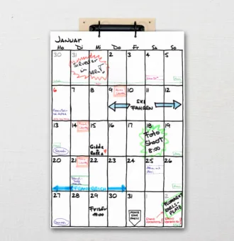 Kalender DIN-A3 Ringbuchmechanik Sketch