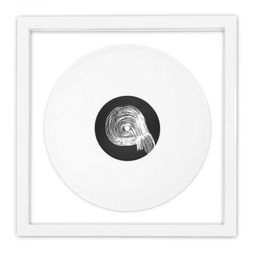 Vinyl Cover Rahmen Klavierlack | Fünf vor Zehn