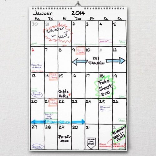 Wandkalender "Sketch"