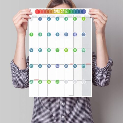 Kalender DIN-A3 'Pünktchen' | Fünf vor Zehn