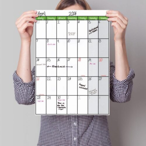 Kalender DIN-A3 'Terminator grün' | Fünf vor Zehn