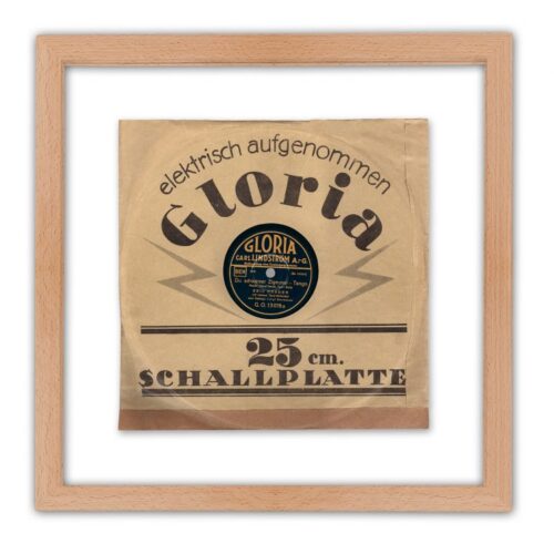 Vinyl Cover Rahmen 12" [Buche Natur] | Fünf vor Zehn