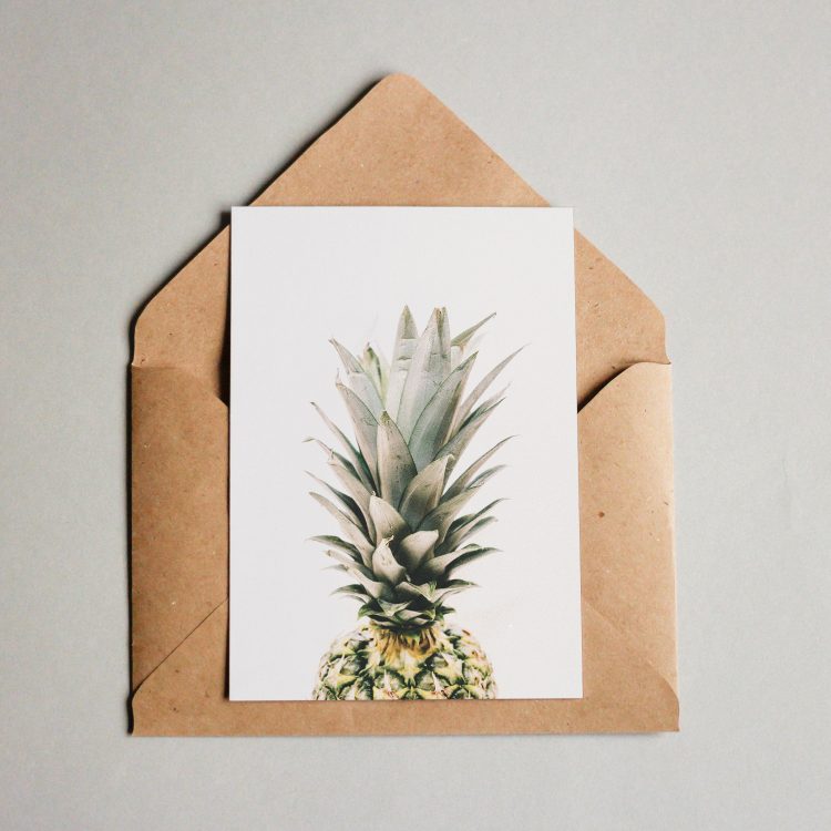Postkarte Ananas No.2 1