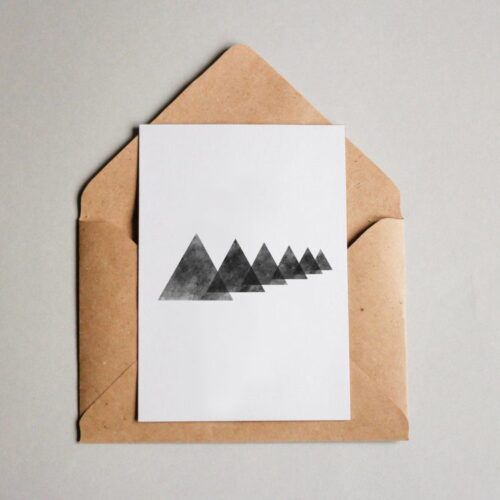 Postkarte Geometry