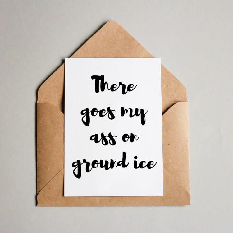 Postkarte Grundeis