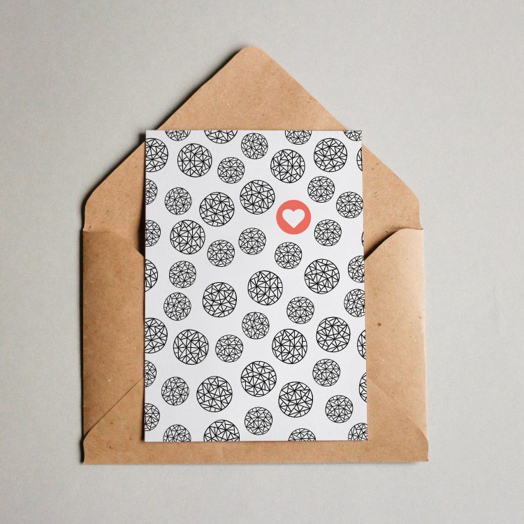 Postkarte Pattern No.001
