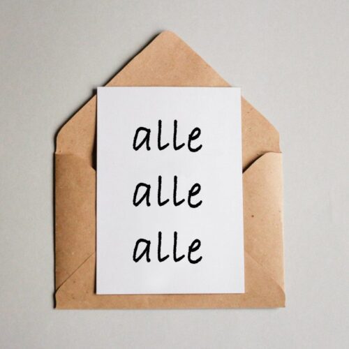 Postkarten Alle