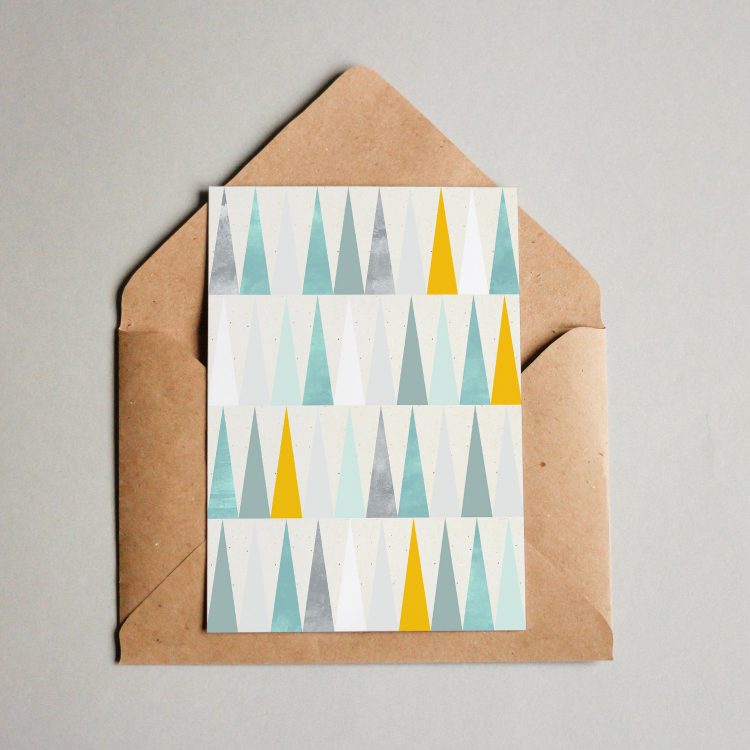 Postkarte Muster 020 Tannenbaum