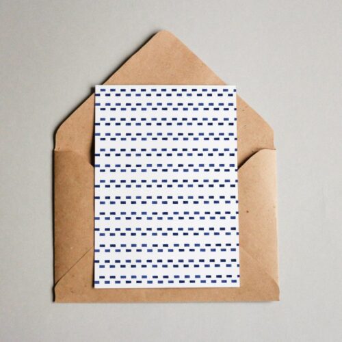 Postkarte Muster 049 Wasserfarben