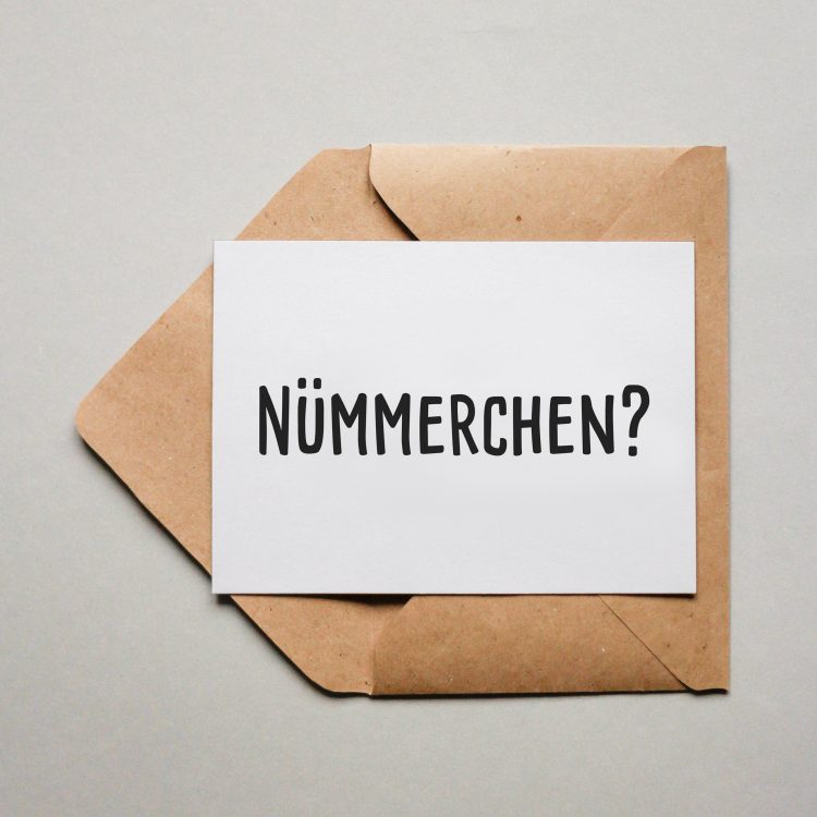 Postkarte Nuemmerchen