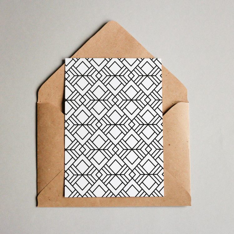Postkarte - Muster #071 Tiles Muster #071 Tiles – Bild 1