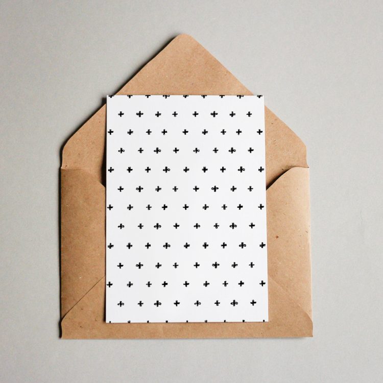 Postkarte - Muster #076 Plus Muster #076 Plus – Bild 1