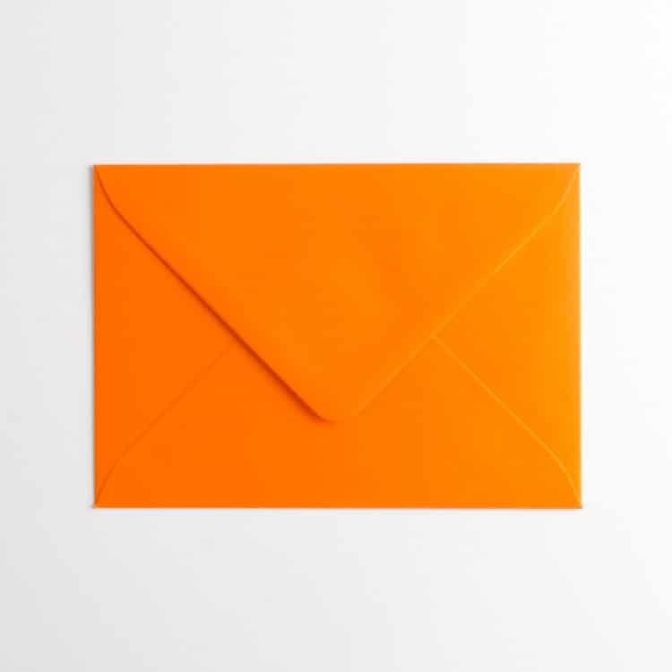 Fuenf vor Zehn | Deluxe Briefumschlag mit Innenfutter orange 02 Deluxe Umschlag "Orange" – Bild 1