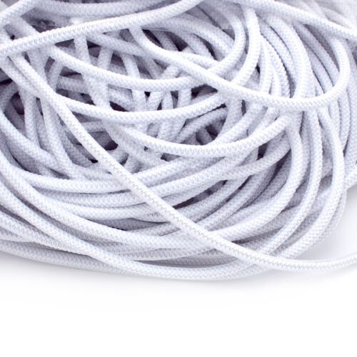 Gummikordel 3mm Weiss