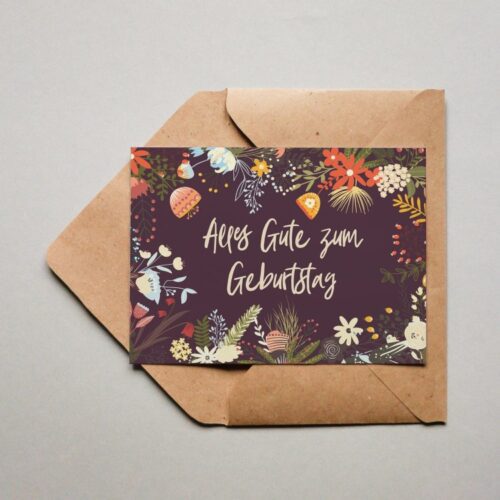 Postkarte Alles Gute Zum Geburtstag