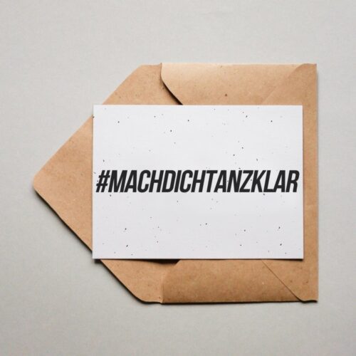 Postkarte Machdichtanzklar