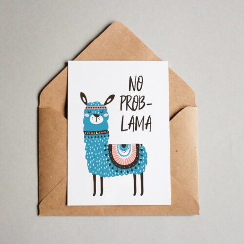 Postkarte No Problama