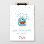 Familienkalender "Monster" | Fünf vor Zehn