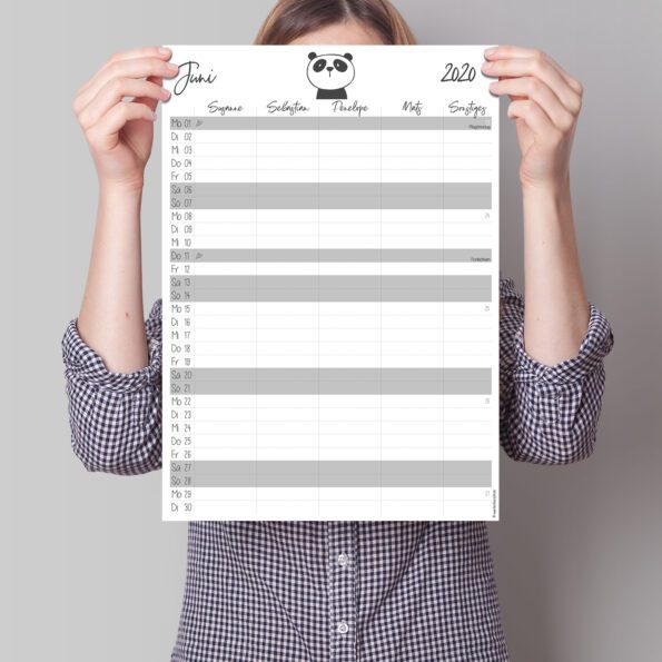 Familienkalender-Nachfüllpack "Pets" | Fünf vor Zehn
