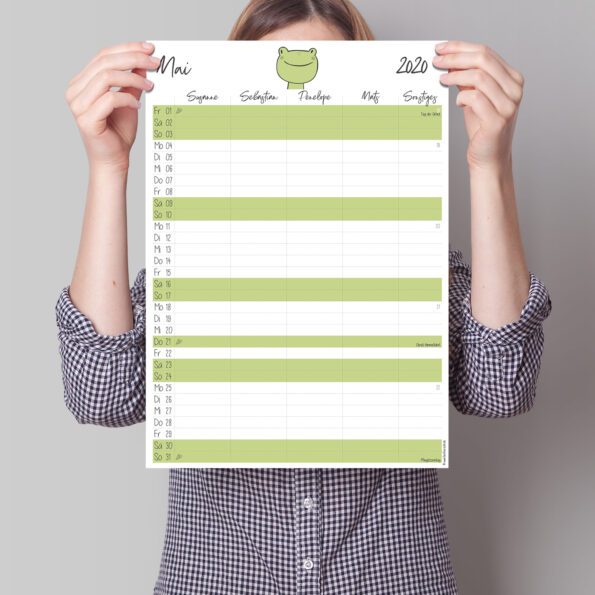 Familienkalender-Nachfüllpack "Pets" | Fünf vor Zehn