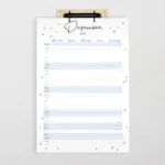Familienkalender DIN-A3 Flux Version 2025