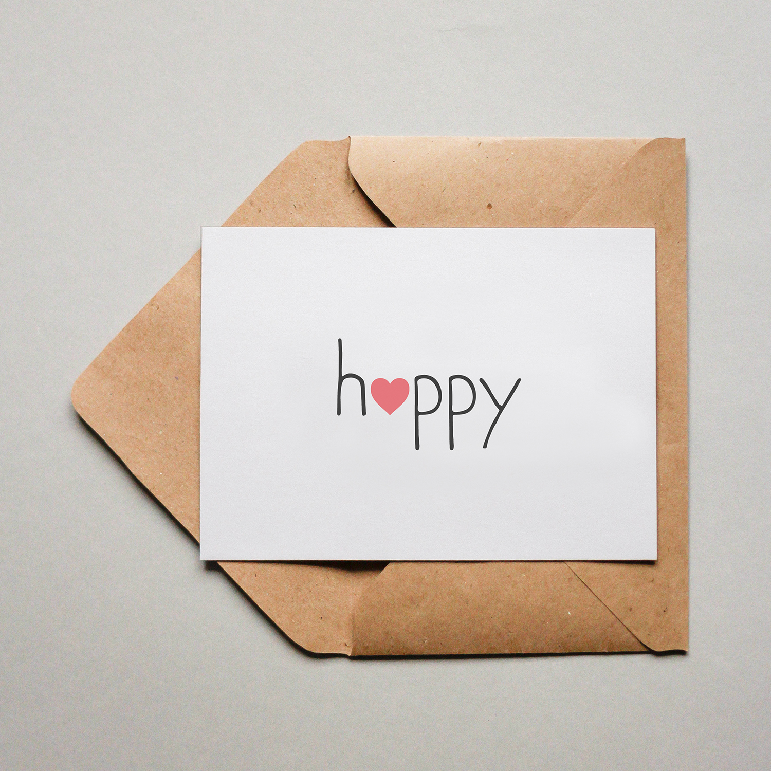Postkarte - "H❤️ppy" | Fünf vor Zehn Postkarte - "H❤️ppy" | Fünf vor Zehn