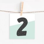 Lettercard "2"