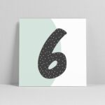 Lettercard "6" – Bild 2