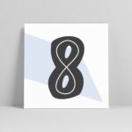 Lettercard "8" – Bild 2