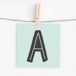 Lettercard "A"