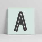 Lettercard "A" – Bild 2