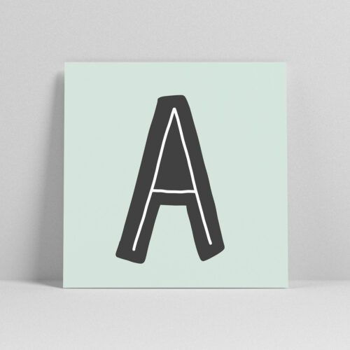 Lettercards A Detail