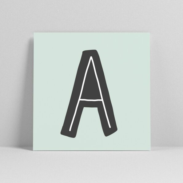 Lettercard "A" – Bild 2