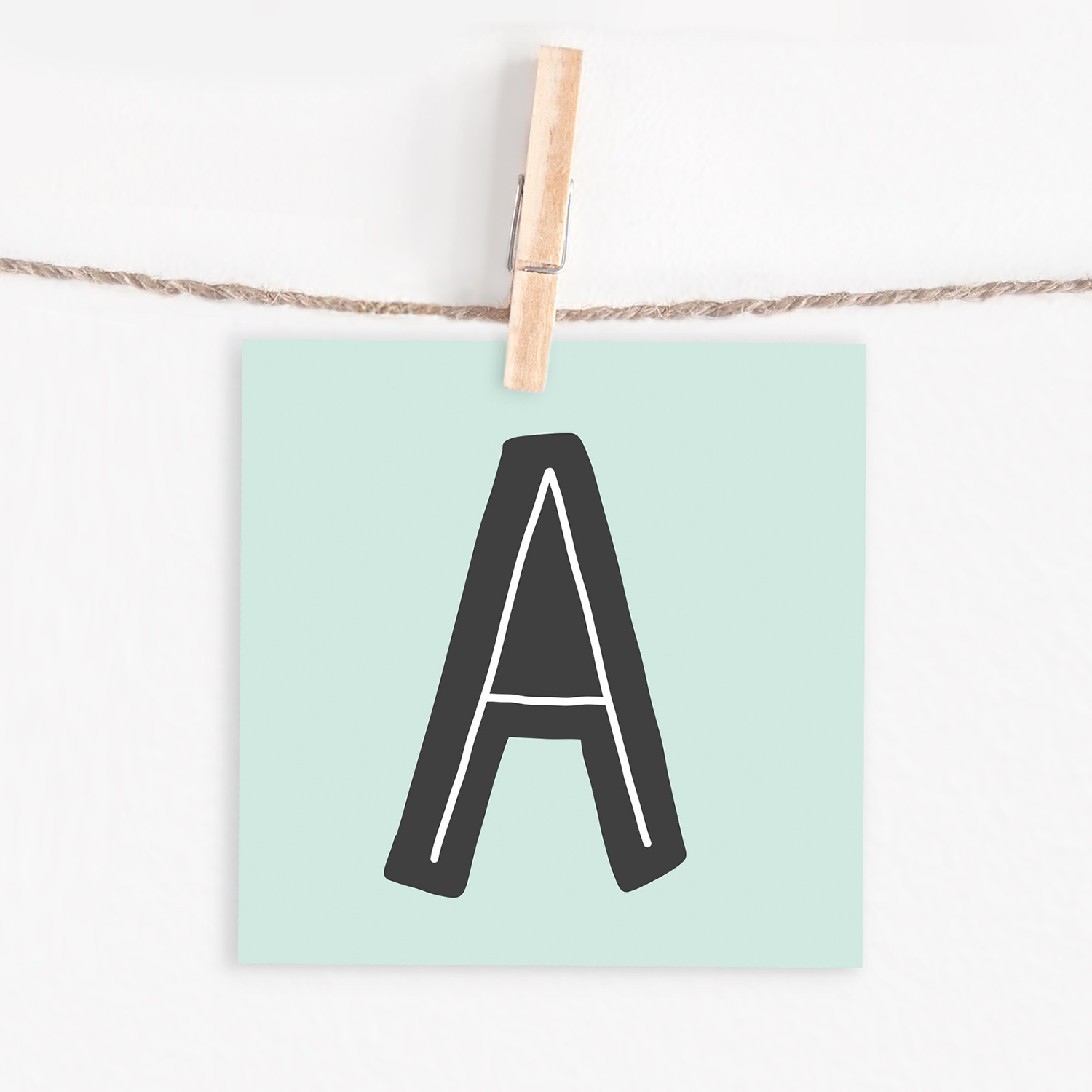 Lettercards A Lettercard "A" – Bild 1