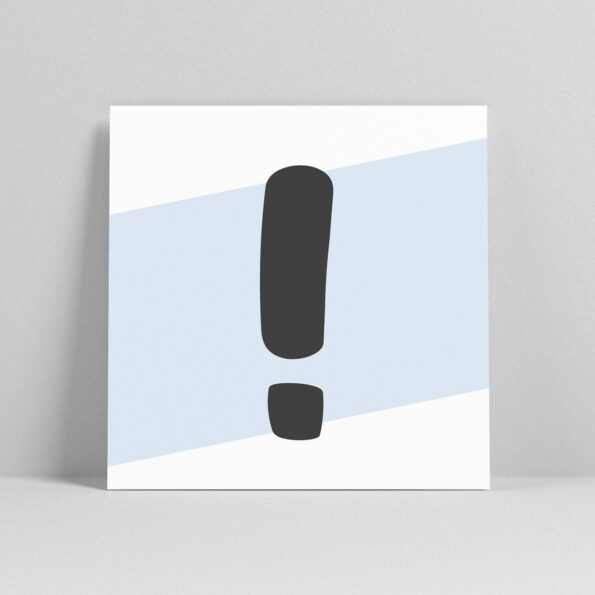 Lettercard "!" – Bild 2