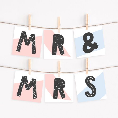 Lettercards Beispiel Mr And Mrs