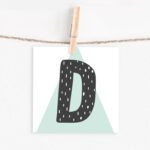 Lettercard "D"
