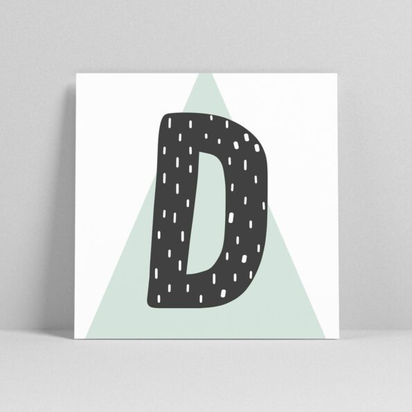 Lettercard "D" – Bild 2