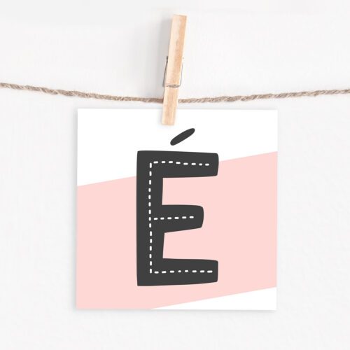 Lettercards E Aktzent