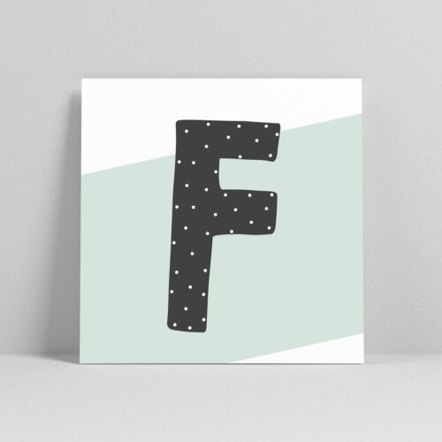 Lettercards F Detail