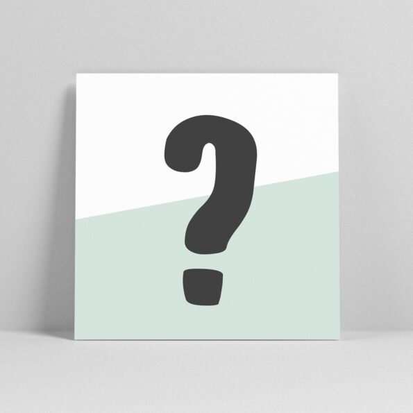 Lettercard "?" – Bild 2