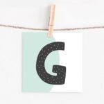 Lettercard "G"