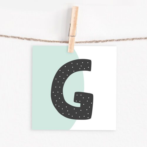 Lettercards G