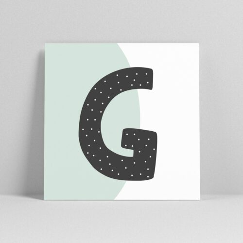 Lettercards G Detail