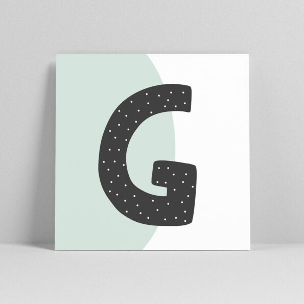 Lettercard "G" – Bild 2