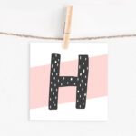 Lettercard "H"