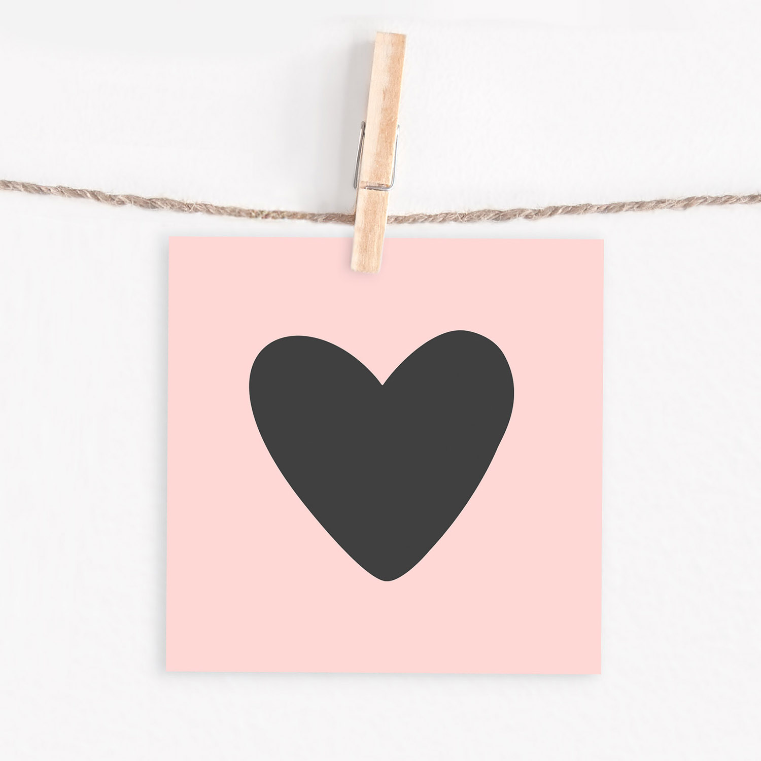 Lettercards Herz Lettercard "❤️" – Bild 1