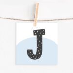 Lettercard "J"
