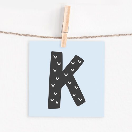 Lettercards K