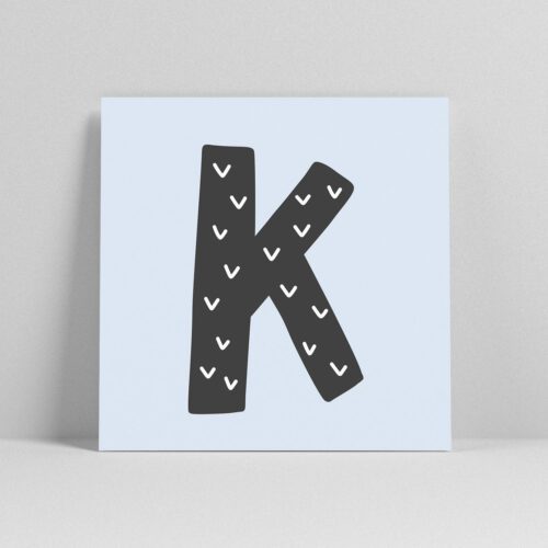 Lettercards K Detail